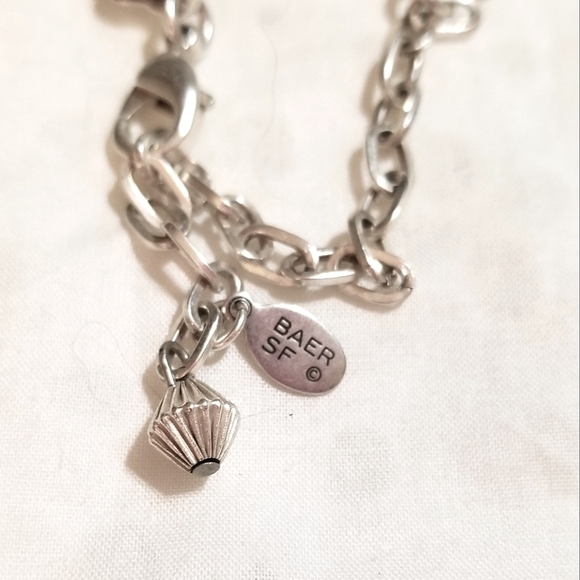 Vtg Designer signed Rare Marjorie Baer Deco Style Necklace - Picture 4 of 8